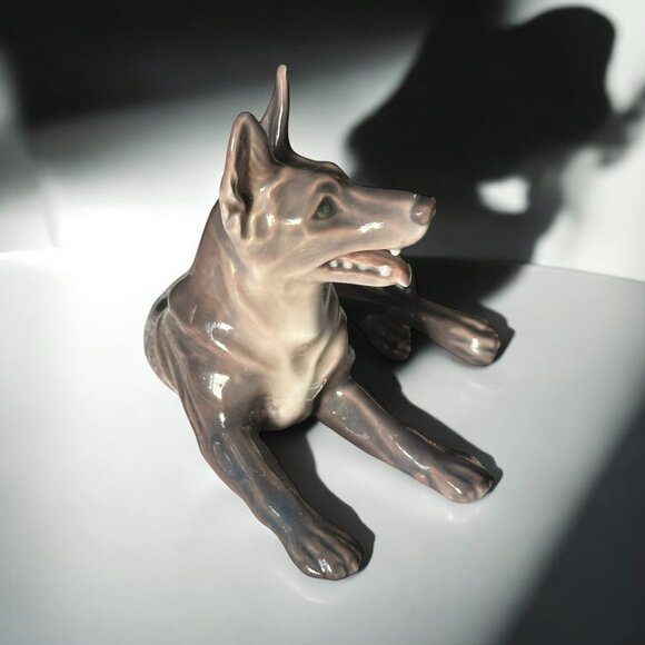 Very Rare German Shepherd Dog by Dahl-Jensen Figurine - Picture 5 of 7
